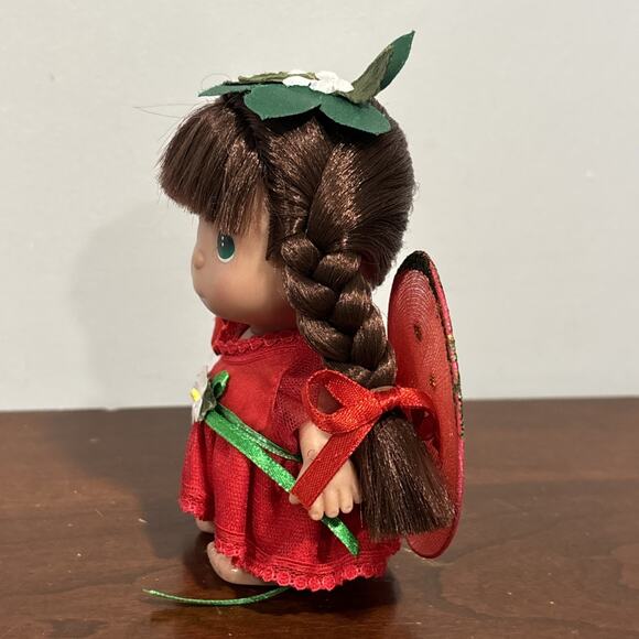 precious moments Strawberry Fairy Brunette Troll Doll Made In Philippines - Picture 5 of 11